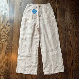 NWT - VRG GRL Linen Wide Leg Pants (Size 12)